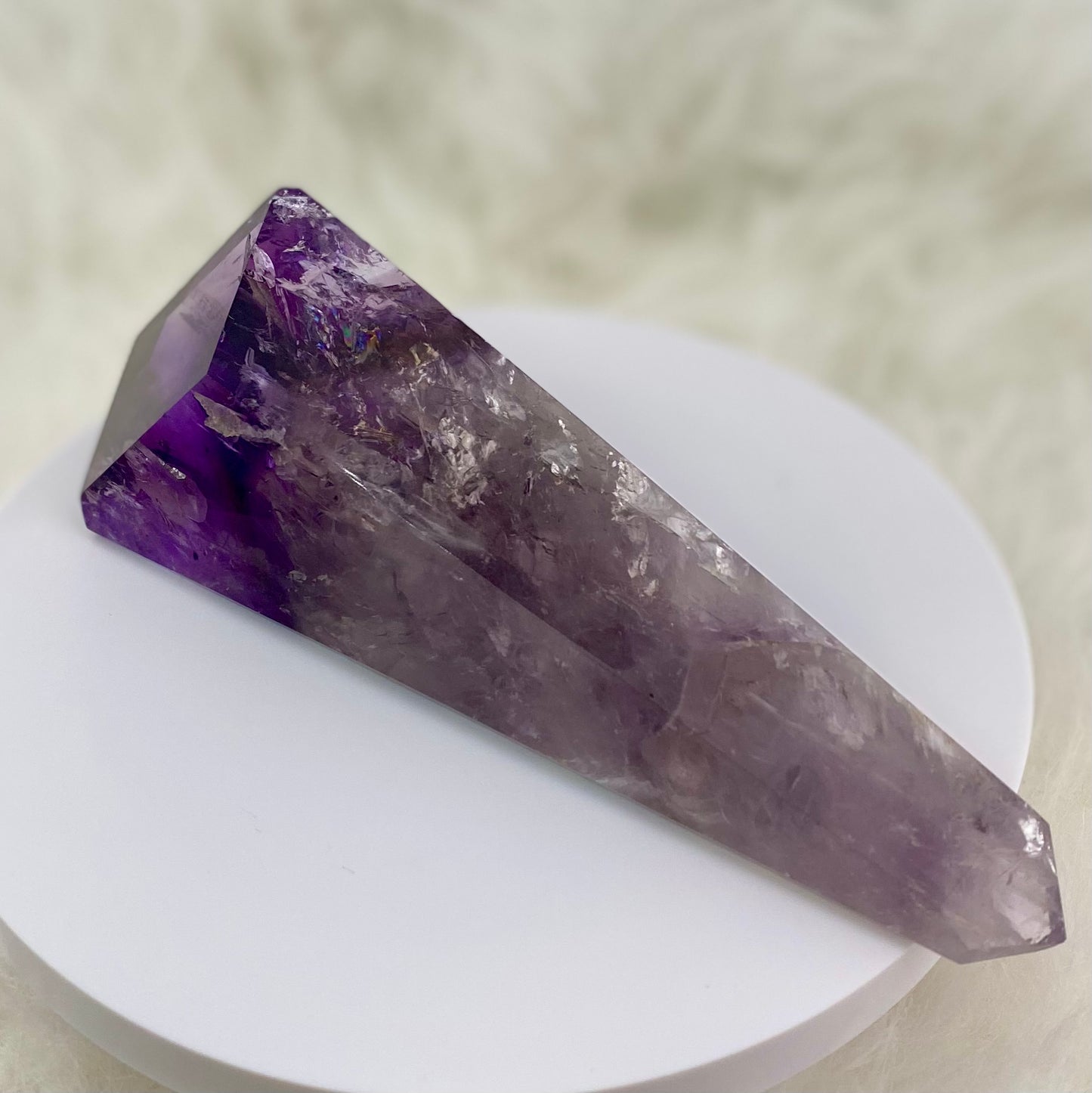 THE VIOLET OBELISK | Monumental Deep Purple Amethyst (6.75") AM-018