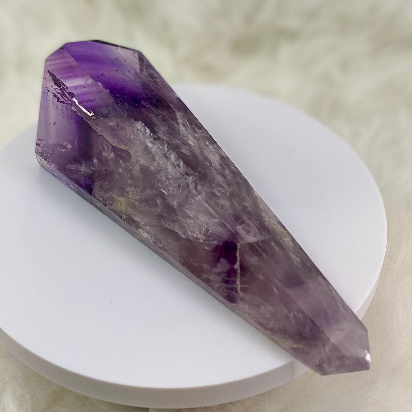 THE VIOLET OBELISK | Monumental Deep Purple Amethyst (6.75") AM-018
