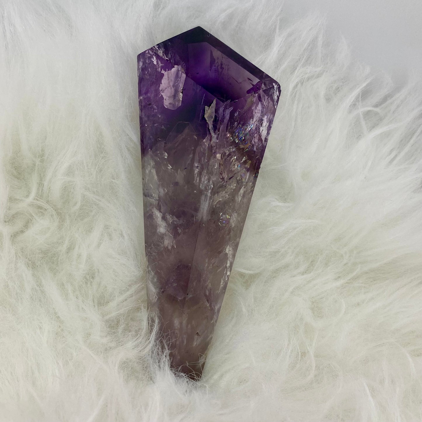 THE VIOLET OBELISK | Monumental Deep Purple Amethyst (6.75") AM-018