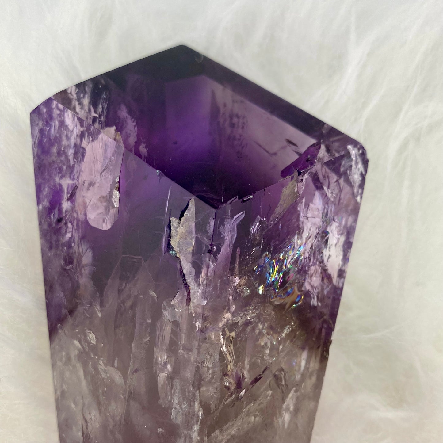 THE VIOLET OBELISK | Monumental Deep Purple Amethyst (6.75") AM-018