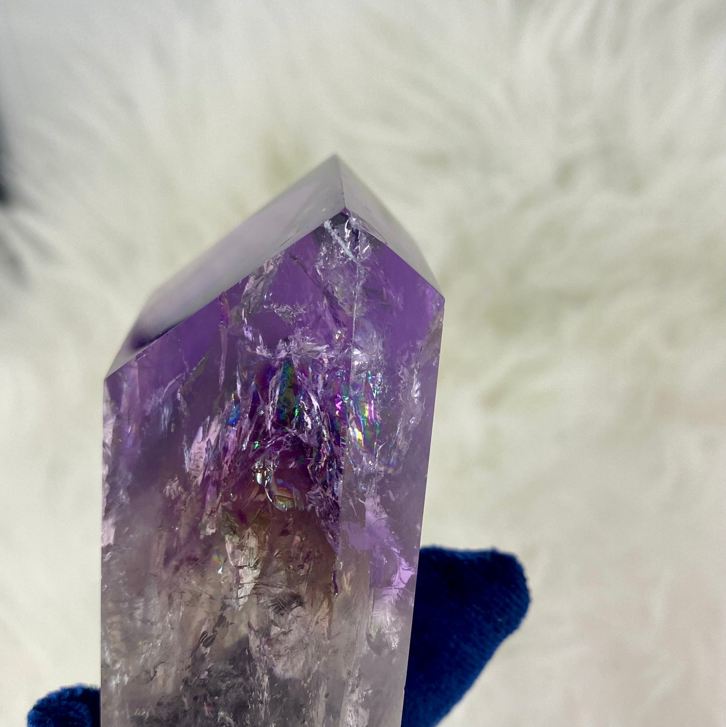 THE VIOLET OBELISK | Monumental Deep Purple Amethyst (6.75") AM-018