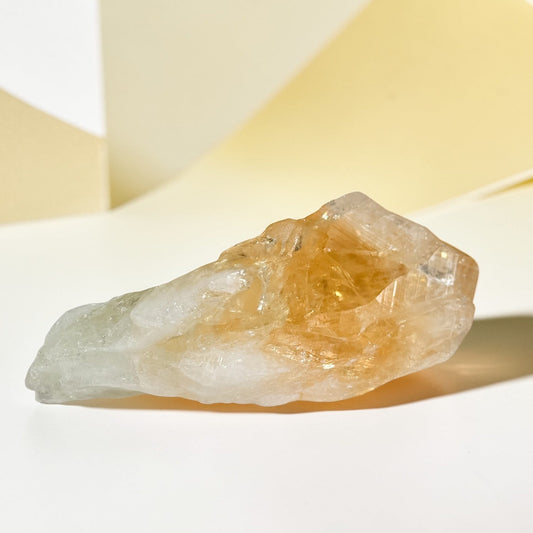 Natural Citrine Raw Point Crystal ナチュラルシトリン 原石ポイント　108mm #CI-107