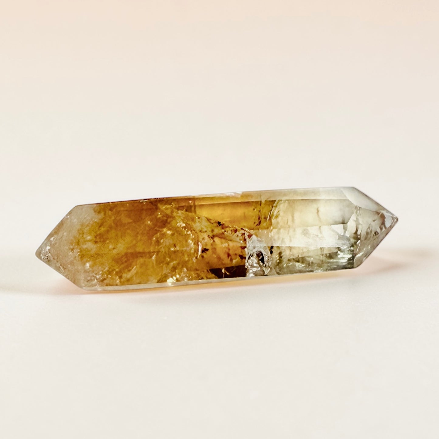Citrine Rainbow Mini Point (Double Polished)シトリン・レインボー・ミニポイント 41mm #CI-108