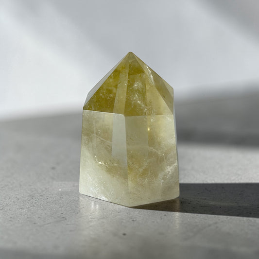 Citrine Polished Tower Point　シトリン タワーポイント 36mm #CI-110