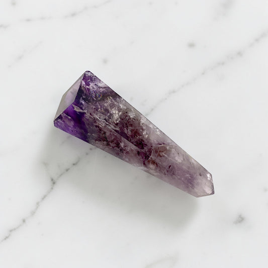 THE VIOLET OBELISK | Monumental Deep Purple Amethyst  (6.75")　＃AM-018