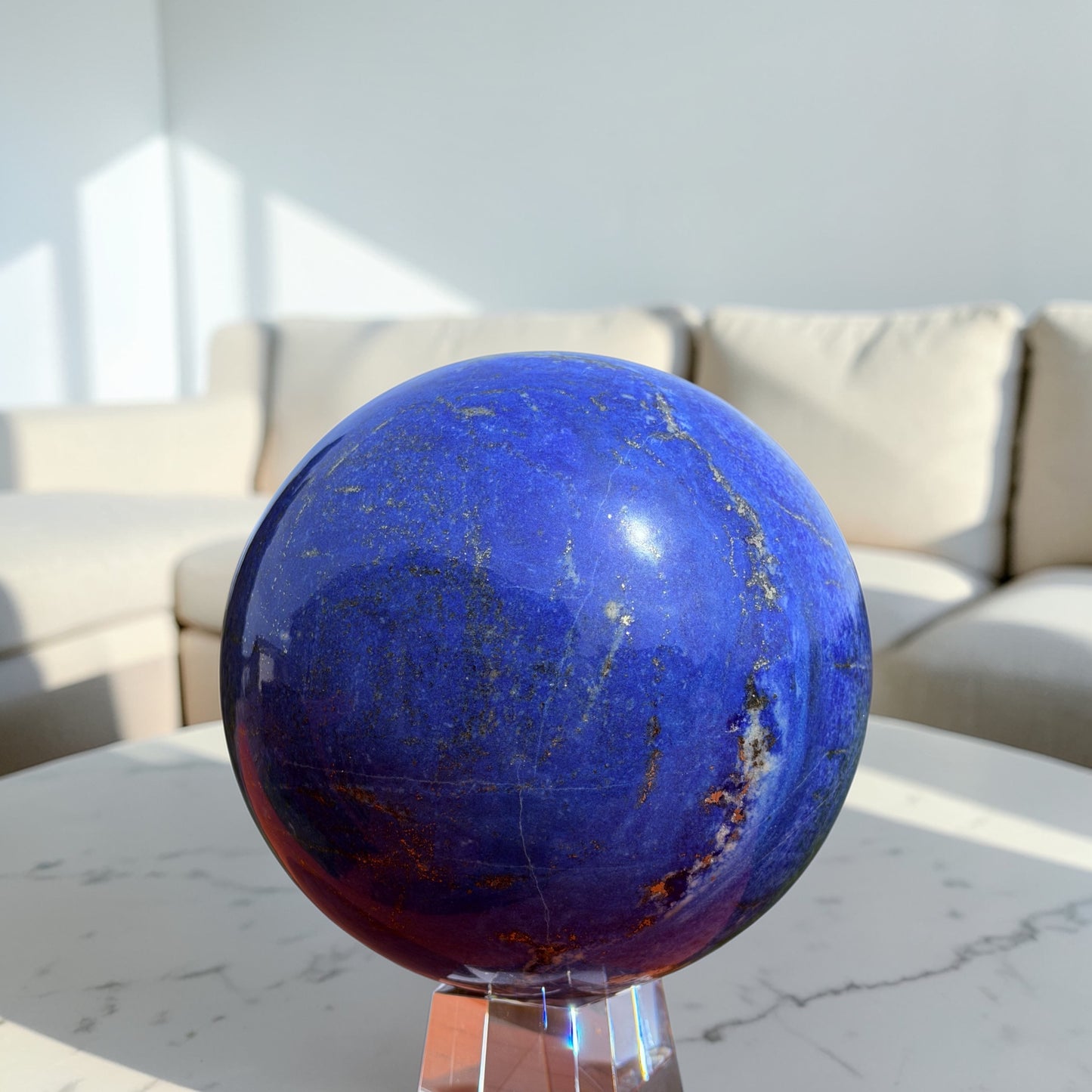 Lapis Lazuli XL Sphere 6" 12.78lb XL 152mm 5.8kg #LA-116
