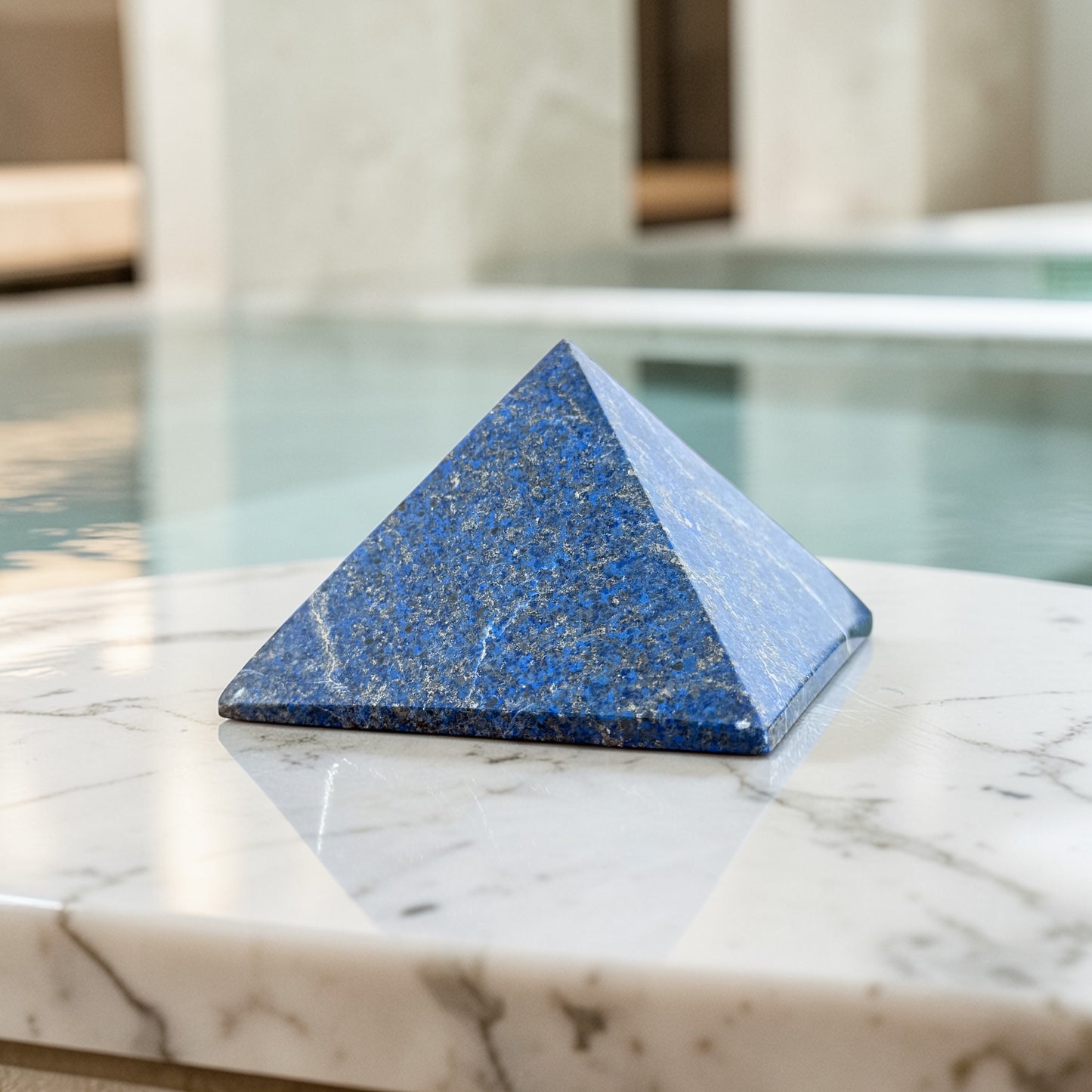Lapis Lazuli Large Pyramid 73mm 810g #LA-117