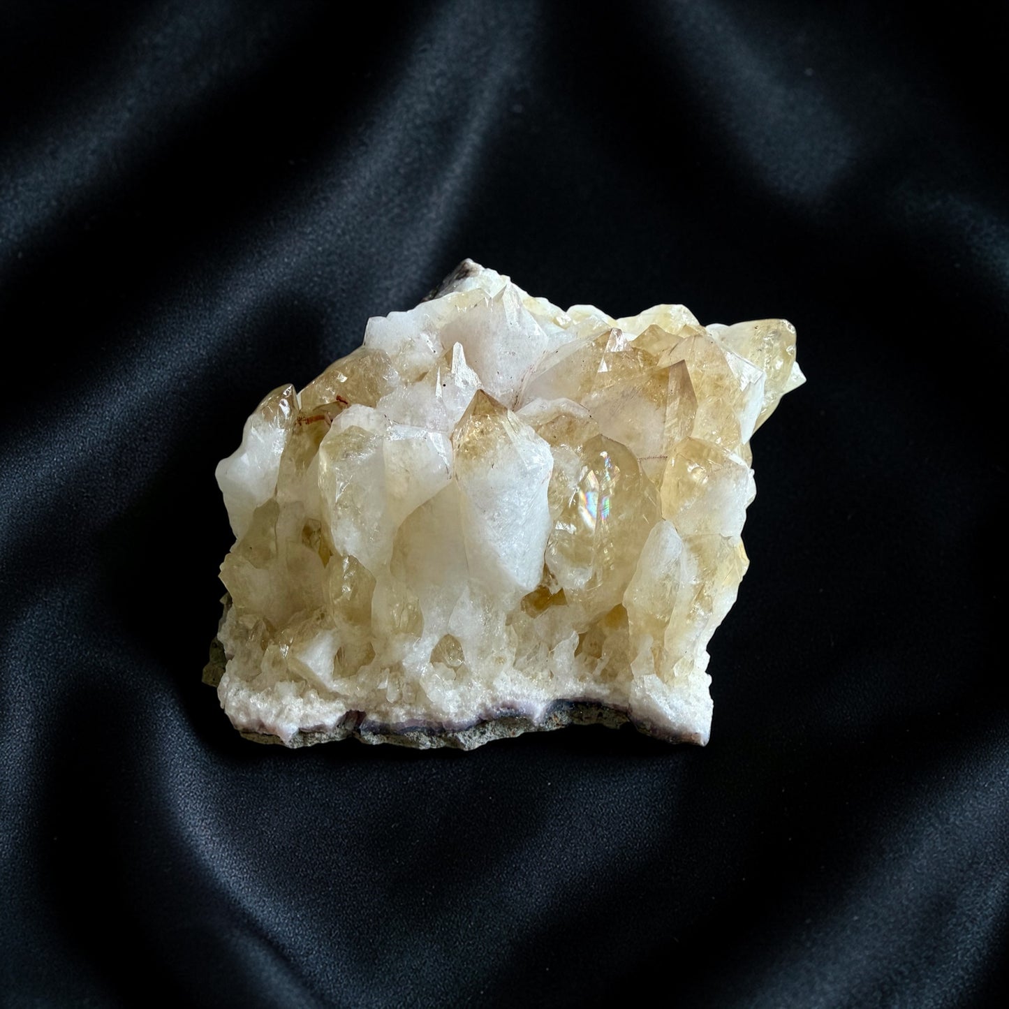 シトリン クラスター 1.9kg 高さ10cm #CI-119