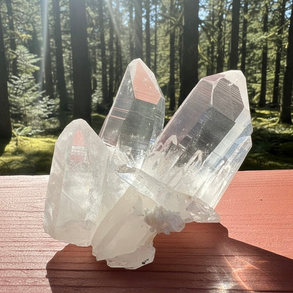 Luminous Lemurian Seed Quartz Cluster #LQ-042