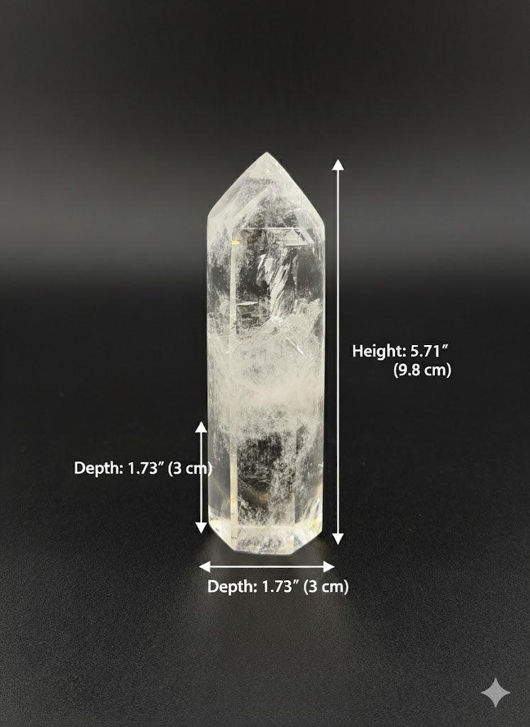 Clear Quartz Point 9.8cm(5.71")