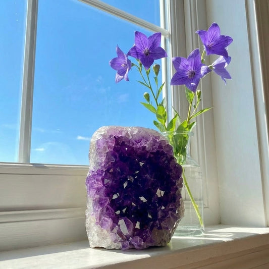 High-Grade Amethyst Deep Violet, Iridescent 21 oz #AM-019